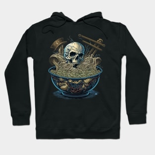 Pirate skull Ramen Bowl Japanese Noodles Hoodie